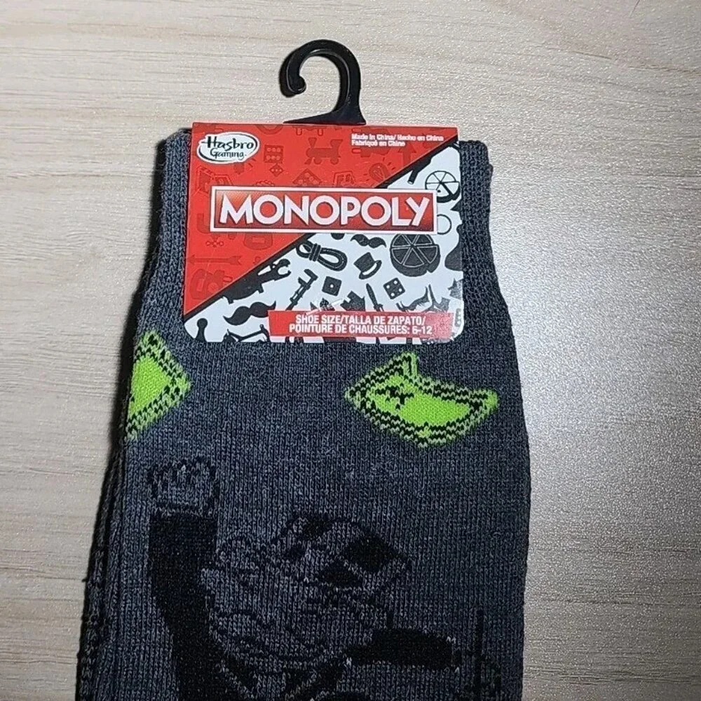 Centric Monopoly Money On My Mind socks Size 6-12 Men’s Crew New